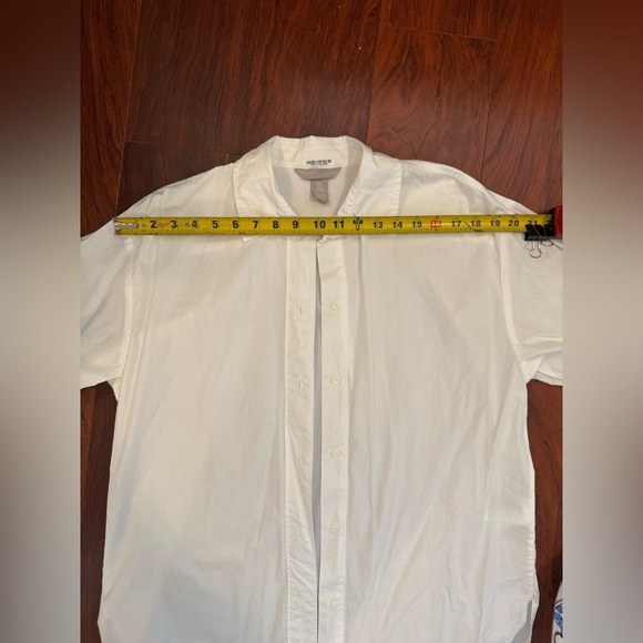 Classic White womens oversize Shirt - Picture 5 of 7
